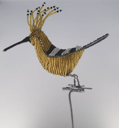 Beaded Garden Golden Hoopoe