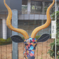 Coffee Pod, Beaded Kudu Head
