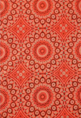 Table Runner - Orange Mandala