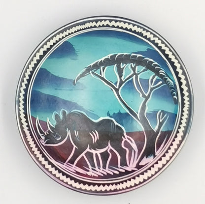 Rhino Soapstone Bowl - Small