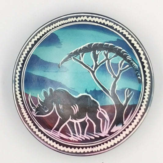 Rhino Soapstone Bowl - Small