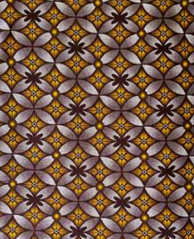 Table Runner - Shweshwe Chocolate
