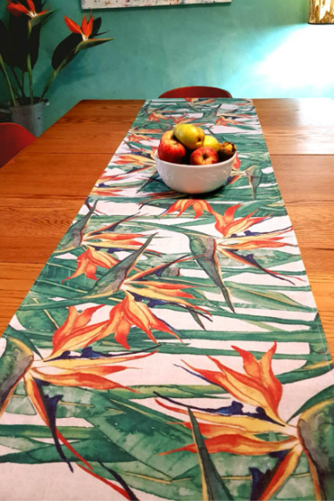 Table Runner - Strelitzia