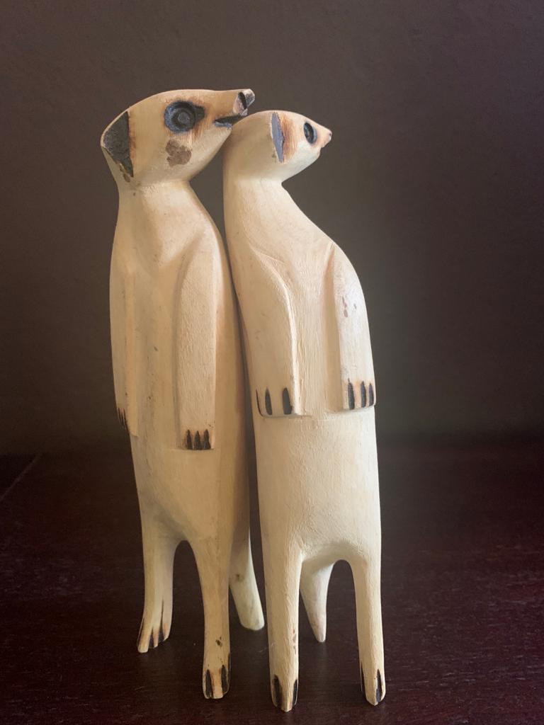 Wooden Meerkat