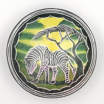 Zebra Soapstone Bowl - Small